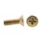 Prime-Line Machine Screw, Flat Head, Phillip Drive No. 8-32 X 1/2in Solid Brass 100PK 9000724 - alternate 3